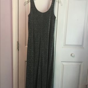 Rabbit Rabbit Rabbit Designs Blk Silver Long Dress